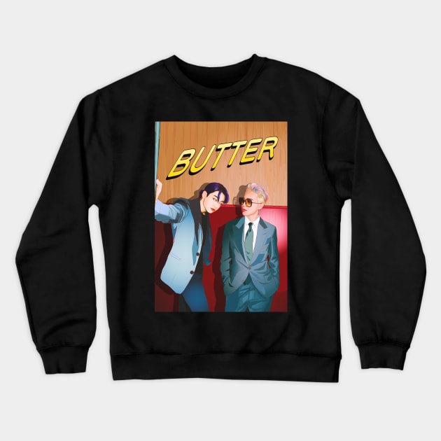 Butter Crewneck Sweatshirt by Elsa-draws